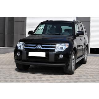Defensa delantera ST008 Black (acero inoxidable) Mitsubishi Pajero Wagon III 1999-2006 foto 1