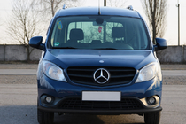 Mercedes Citan 2013-2021 Defensa delantera ST008 Black (acero inoxidable) foto 3