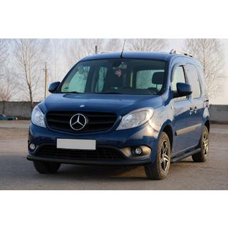 Defensa delantera ST008 Black (acero inoxidable) Mercedes Citan 2013-2021 foto 2