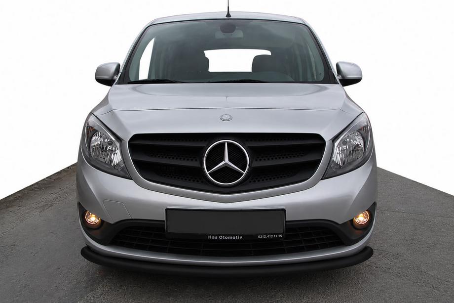Mercedes Citan 2013-2021 Defensa delantera ST008 Black (acero inoxidable) Image