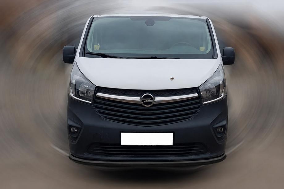 Fiat Talento 2016- Defensa Delantera ST008 Negra (Acero Inoxidable) Image