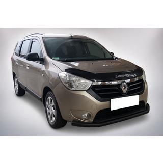 Defensa Delantera ST008 Negra (Acero Inoxidable) Renault Lodgy 2013-2022 foto 2