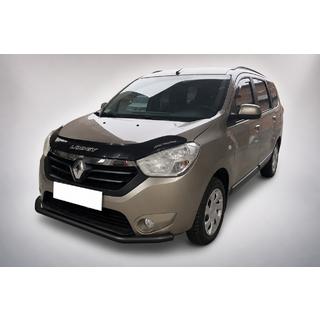 Defensa Delantera ST008 Negra (Acero Inoxidable) Renault Lodgy 2013-2022 foto 3