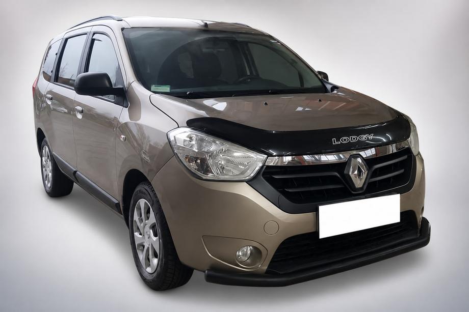 Renault Lodgy 2013-2022 Defensa Delantera ST008 Negra (Acero Inoxidable) Foto 2