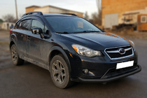 Subaru XV 2011-2017 Defensa Delantera ST008 Negra (Acero Inoxidable) foto 2
