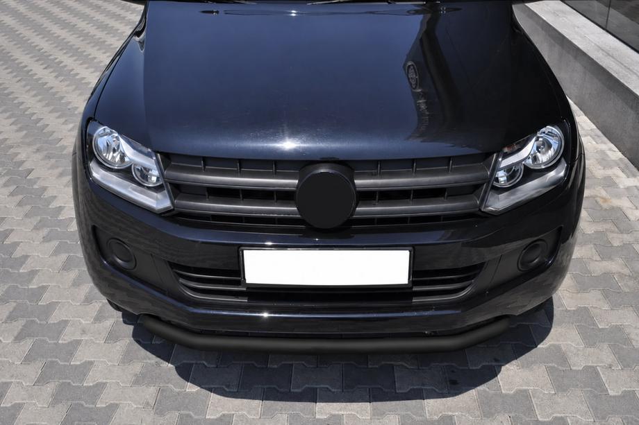 Volkswagen Amarok 2010-2022 Defensa Delantera ST008 Negra (Acero Inoxidable) Foto 2