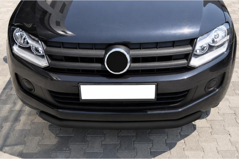 Volkswagen Amarok 2010-2022 Defensa Delantera ST008 Negra (Acero Inoxidable) Foto 4
