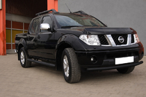 Nissan Navara 2006-2015 Defensa Delantera ST008 Negra (Acero Inoxidable) foto 2