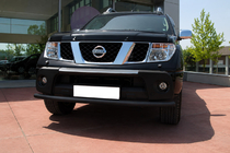 Nissan Navara 2006-2015 Defensa Delantera ST008 Negra (Acero Inoxidable) foto 3