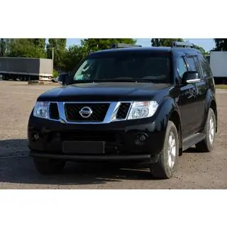 Defensa Delantera ST008 Negra (Acero Inoxidable) foto 1