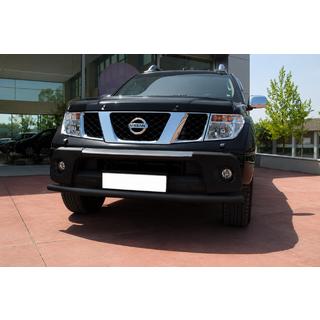 Defensa Delantera ST008 Negra (Acero Inoxidable) Nissan Navara 2006-2015 foto 3