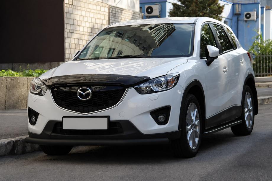 Mazda CX-3 2015- Defensa Delantera ST008 Negra (Acero Inoxidable) Image