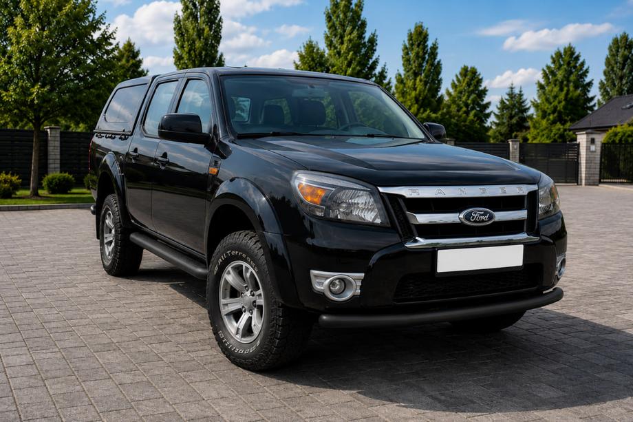 Ford Ranger 2007-2011 Defensa Delantera ST008 Negra (Acero Inoxidable) Foto 3