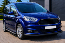 Ford Courier 2014-2023 Defensa Delantera ST008 Negra (Acero Inoxidable) foto 1