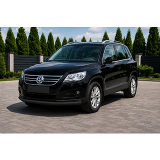 Defensa Delantera ST008 Negra (Acero Inoxidable) Volkswagen Tiguan 2007-2016