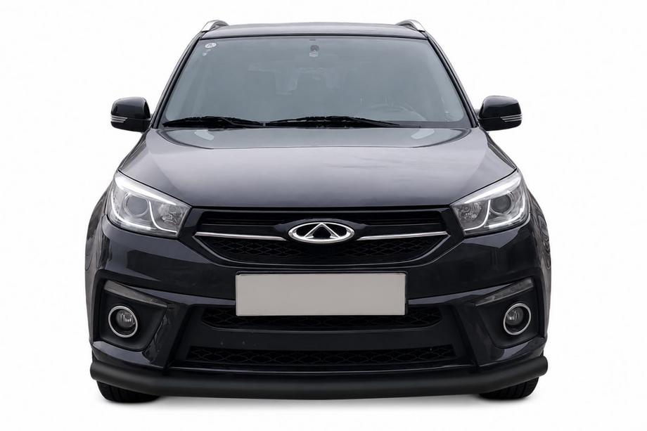 Chery Tiggo 3 2005- Defensa Delantera ST008 Negra (Acero Inoxidable) Image