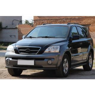 Defensa Delantera ST008 Negra (Acero Inoxidable) Kia Sorento I BL 2002-2009 foto 1