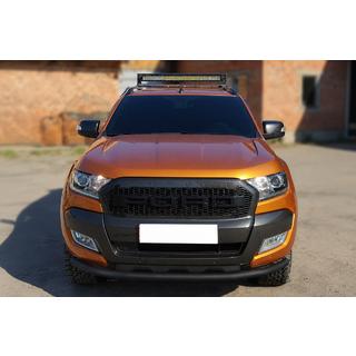 Defensa Delantera ST008 Negra (Acero Inoxidable) Ford Ranger 2011–2022 foto 1