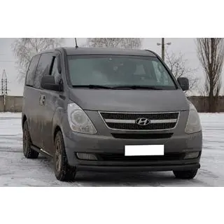 Defensa Delantera ST008 Negra (Acero Inoxidable) foto 2