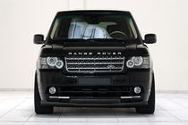 Range Rover III L322 2002-2012 Defensa Delantera ST008 Negra (Acero Inoxidable) foto 1