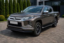 Fiat Fullback 2016- Defensa Delantera ST008 Negra (Acero Inoxidable) foto 2