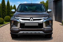 Fiat Fullback 2016- Defensa Delantera ST008 Negra (Acero Inoxidable) foto 1