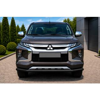 Defensa Delantera ST008 Negra (Acero Inoxidable) foto 1
