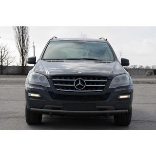 Defensa Delantera ST008 Negra (Acero Inoxidable) Mercedes ML W164 2005-2011 foto 1