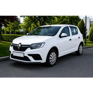 Defensa Delantera ST008 Negra (Acero Inoxidable) Renault Sandero 2013-2022 foto 1