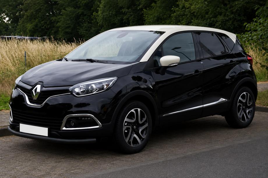Renault Captur 2013-2019 Defensa Delantera ST008 Negra (Acero Inoxidable) Image