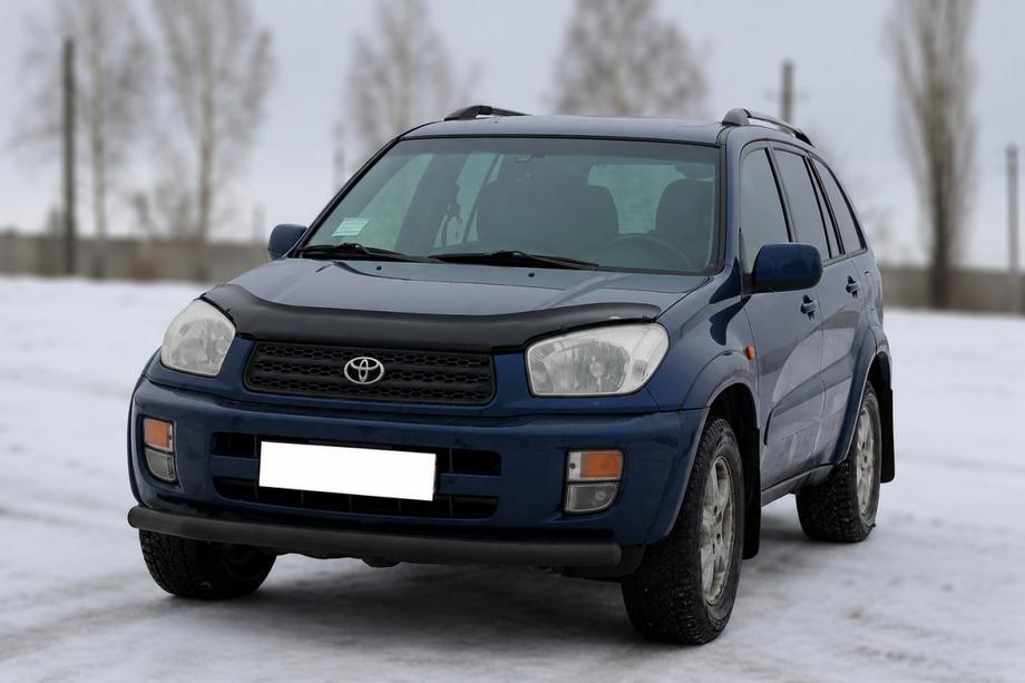 Toyota Rav 4 2001-2005 Defensa Delantera ST008 Negra (Acero Inoxidable) Foto 3