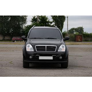Defensa Delantera ST008 Negra (Acero Inoxidable) SsangYong Rexton I 2001-2017 foto 2