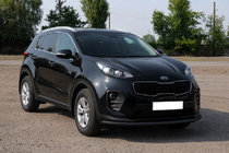 Kia Sportage 2015-2021 Defensa Delantera ST008 Negra (Acero Inoxidable) foto 2
