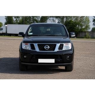 Defensa delantera ST008-1 Black (acero inoxidable) Nissan Pathfinder R51 2005-2014 foto 3