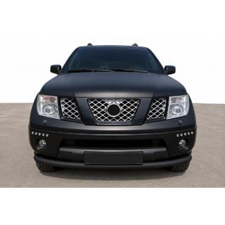 Defensa delantera ST008-2 Black (acero inoxidable) Nissan Pathfinder R51 2005-2014