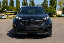 Kia Sportage 2015-2021 Defensa delantera ST009 Black (acero inoxidable) foto 3
