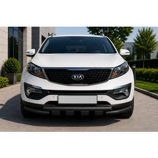Defensa delantera ST009-15 Black (2013-2015, acero inoxidable)