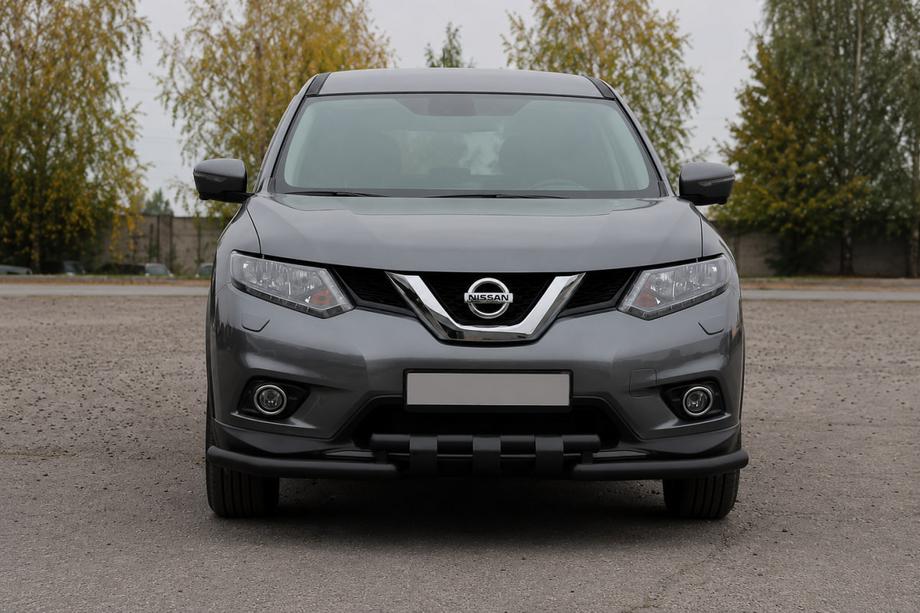 Nissan X-trail T32/Rogue 2014-2021 Protector delantero ST009-15 Black (acero inoxidable) Foto 1