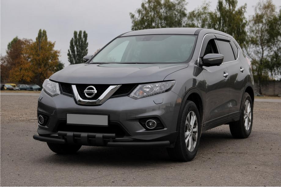 Nissan X-trail T32/Rogue 2014-2021 Protector delantero ST009-15 Black (acero inoxidable) Foto 2