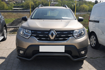 Renault Duster 2008–2017 Barra de protección delantera ST012 Black (acero inoxidable) foto 1