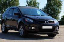Mazda CX-7 2006-2012 Defensa Delantera ST014 Negra (Acero Inoxidable) foto 3