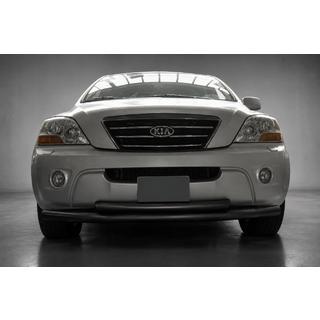 Defensa Delantera ST014 Negra (Acero Inoxidable) Kia Sorento I BL 2002-2009