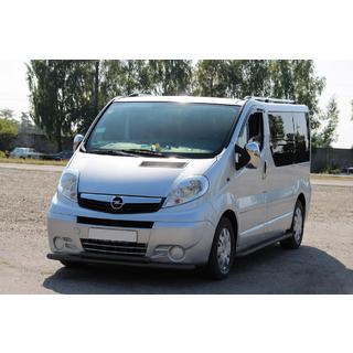 Defensa Delantera ST014 Negra (Acero Inoxidable) Opel Vivaro 2001–2015 foto 1
