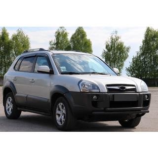 Defensa Delantera ST014 Negra (Acero Inoxidable) Hyundai Tucson JM 2004- foto 2