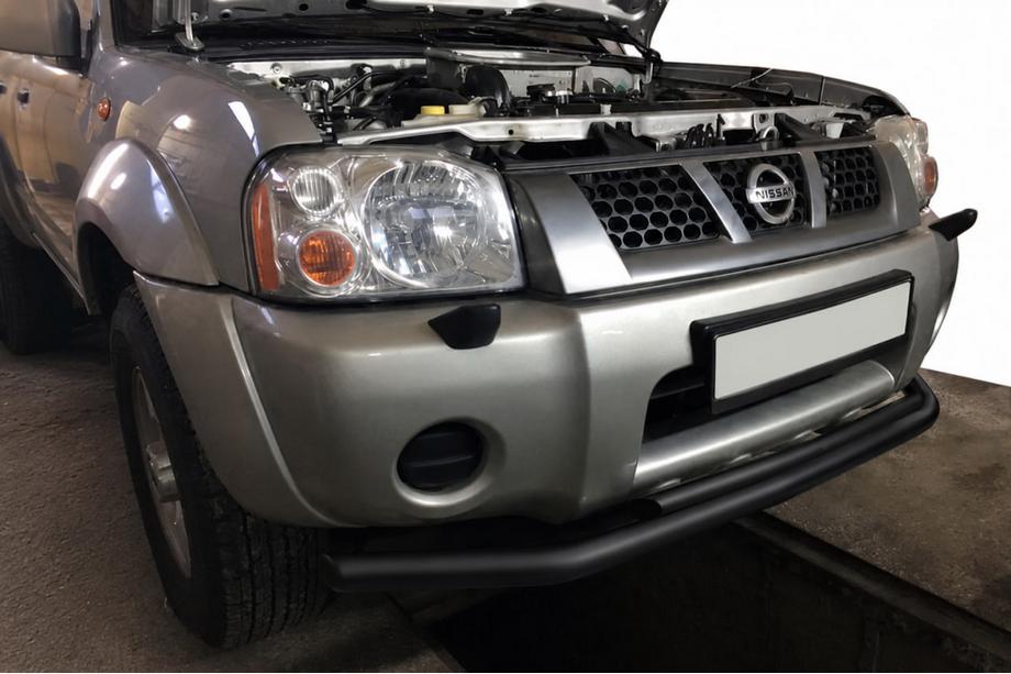 Nissan NP300 1999-2015 Defensa delantera ST014 Black (acero inoxidable) Image