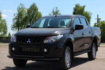 Mitsubishi L200 2015-2024 Defensa delantera ST014 Black (acero inoxidable) foto 2