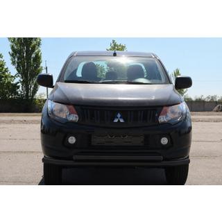 Defensa delantera ST014 Black (acero inoxidable) foto 1