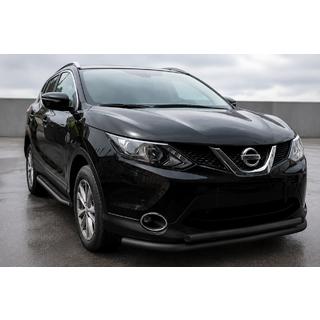 Defensa delantera ST014 Black (acero inoxidable) Nissan Qashqai 2014-2021