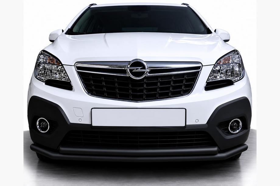 Opel Mokka 2012-2021 Defensa delantera ST014 Black (acero inoxidable) Image