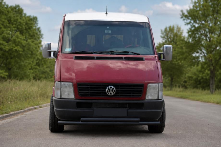 Volkswagen LT 1995-2006 Defensa delantera ST014 Black (acero inoxidable) Image